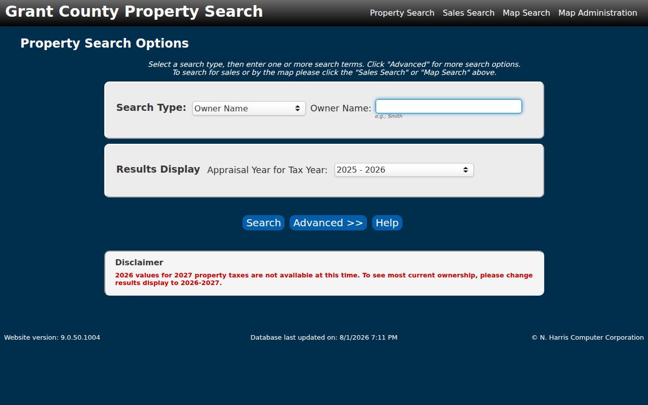 Moses Lake people search Grant County property and map portal