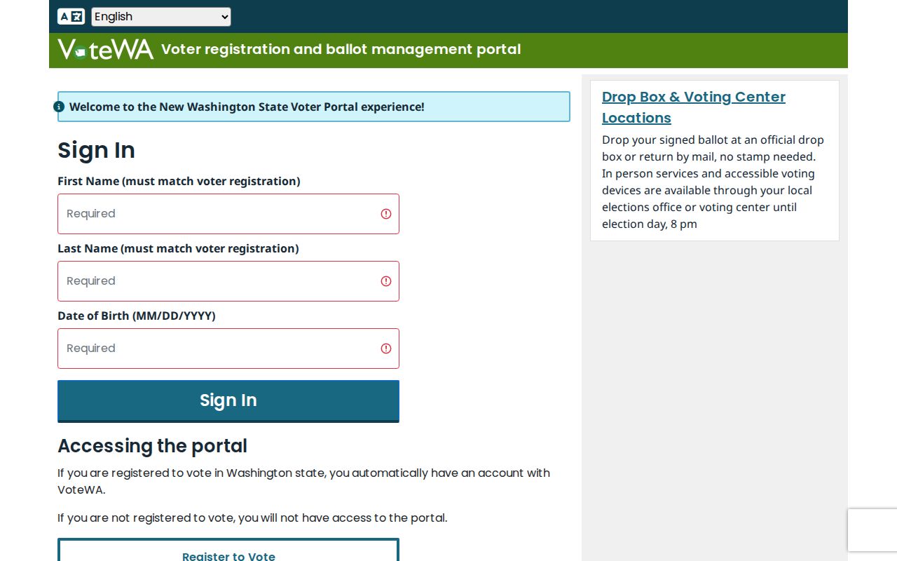Moses Lake people search VoteWA voter lookup