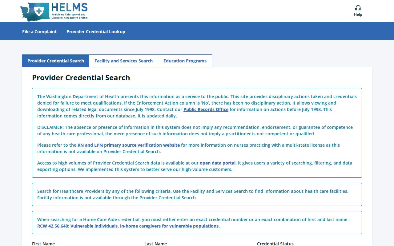 Moses Lake people directories professional credential search